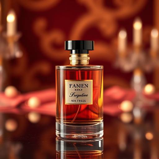 Photographie de produits mettant en valeur un flacon de parfum de luxe, avec un éclairage précis et un fond élégant.